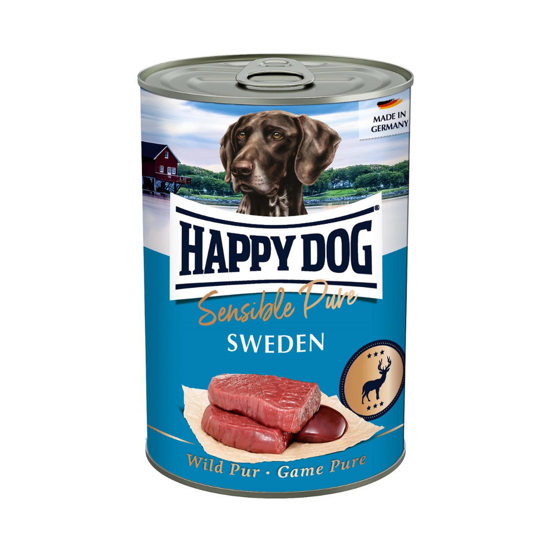 HappyDog konserv, Sweden, 100% vilt 400g x 6