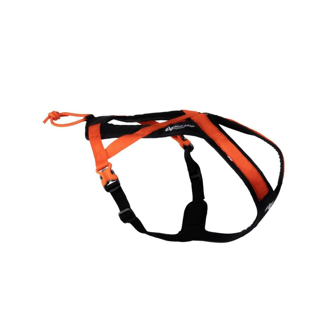 Non-stop Dogwear Rush harness Black/Orange