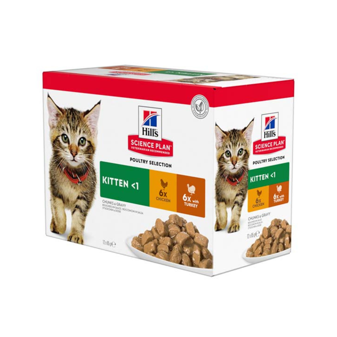 Trixie Hills Kitten Multipack Chicken & Turkey, 12x85g, multipack