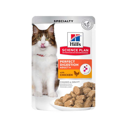 Hills Feline Adult Per.Digest. Chicken 12x85g