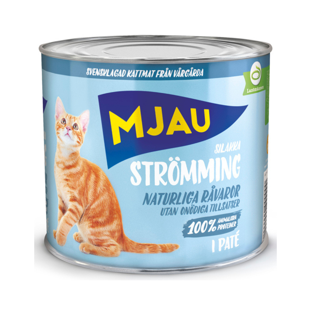 Mjau våt strömming 635g x 12