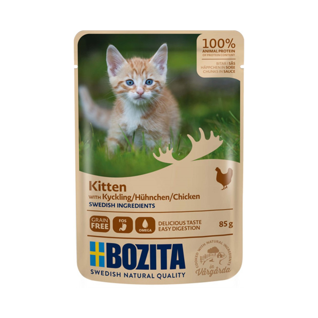 Bozita kitten Kyckling i sås 85 g x 12