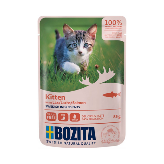 Bozita kitten Lax i sås 85 g x 12