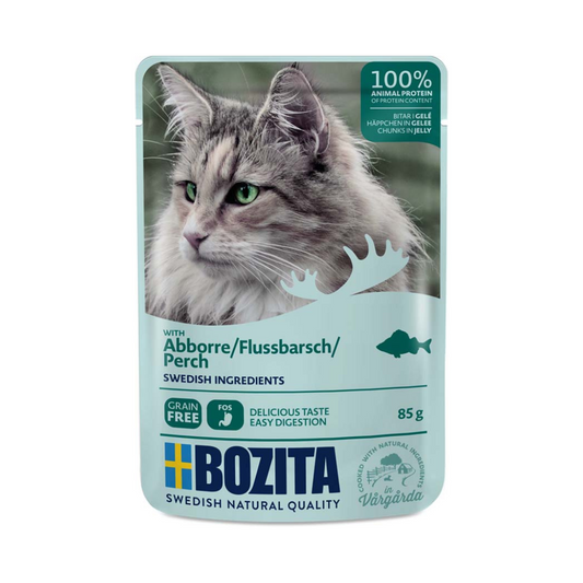 Bozita katt Abborre i gelé 85g x 12