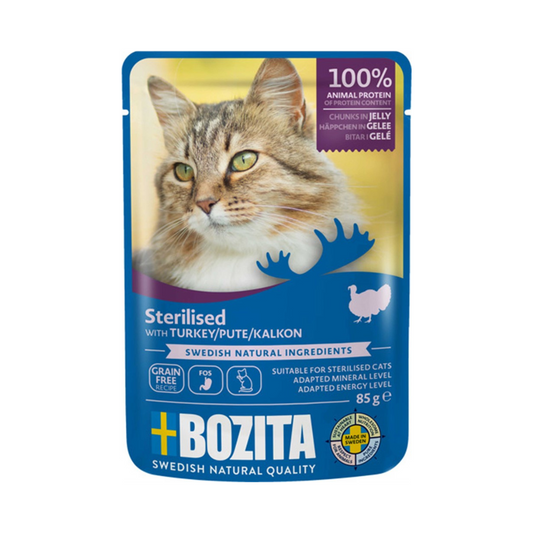 Bozita I&S Kalkon i gelé 85 g x 12