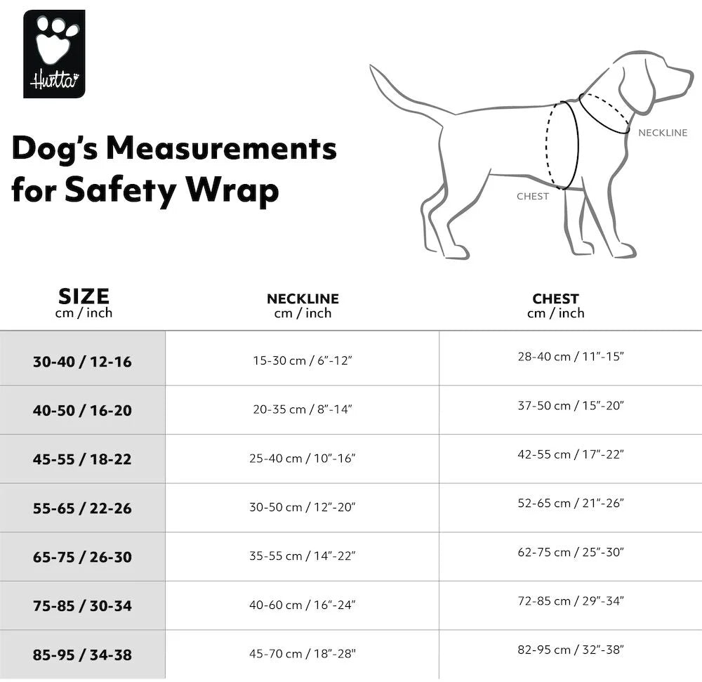 Hurtta Safety Wrap ECO Hundreflexväst Ruby