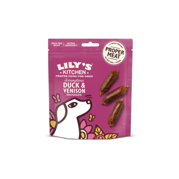 Lilys Kitchen Scrumptious Duck and Venison Sausages