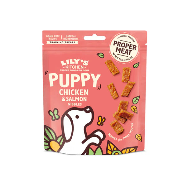 Lilys Kitchen Chicken & Salmon Nibbles for Puppies