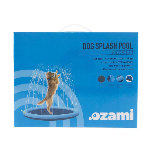 Ozami Dog Splash Pool Ø150cm Blå