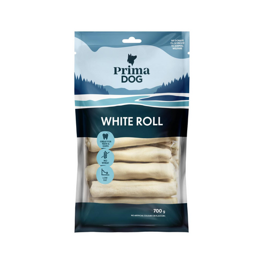 Prima Dog Vit tuggrulle 13 cm, 35 st, 700 g