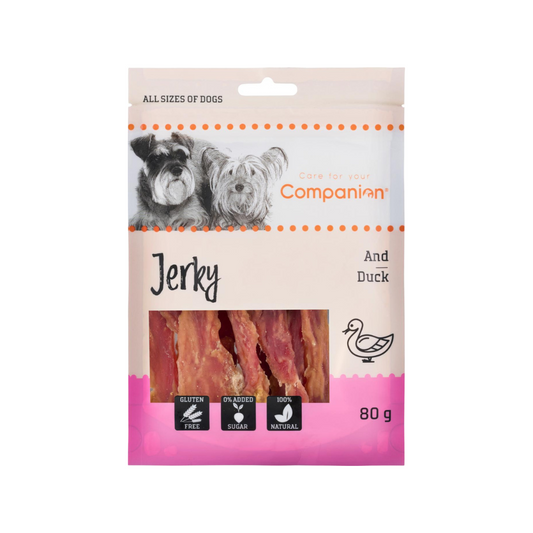 Companion duck jerky stripe