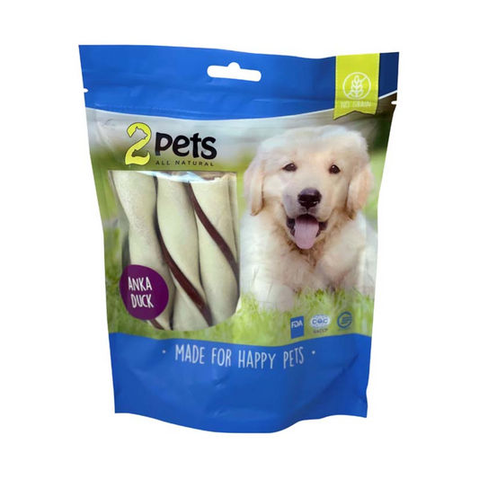 2pets Tuggtwister m ankfilé, Medium, 170 g x 10