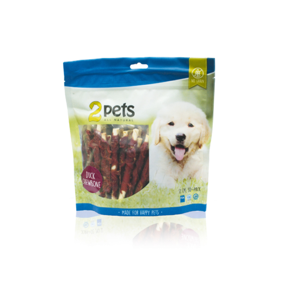 2pets Tuggpinne m ankfilé 12cm 30-pack, 400g x 5