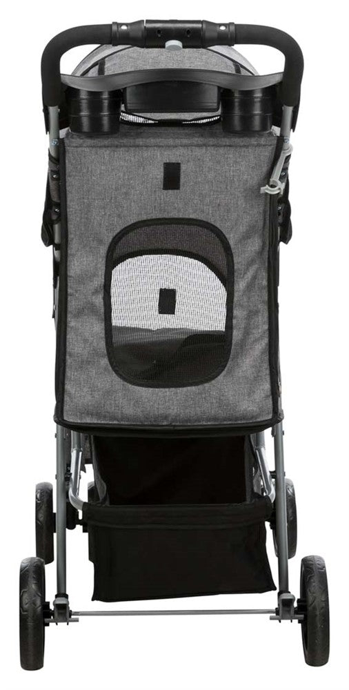 Trixie Djurvagn Buggy Hopfällbar 47× h100 × 80 cm Grå