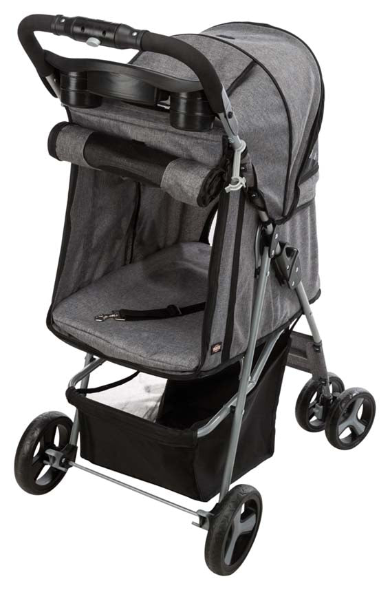 Trixie Djurvagn Buggy Hopfällbar 47× h100 × 80 cm Grå