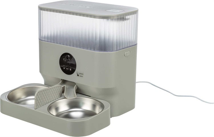 Trixie Matskål Dubbel Vit