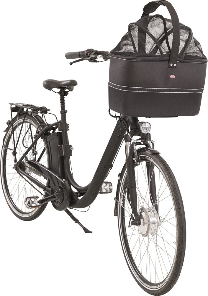 Trixie Cykelkorg front med nät 41 × h47 × 39 cm Svart