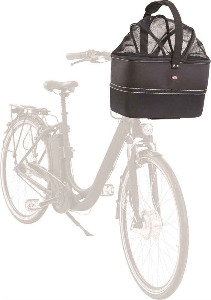 Trixie Cykelkorg front med nät 41 × h47 × 39 cm Svart