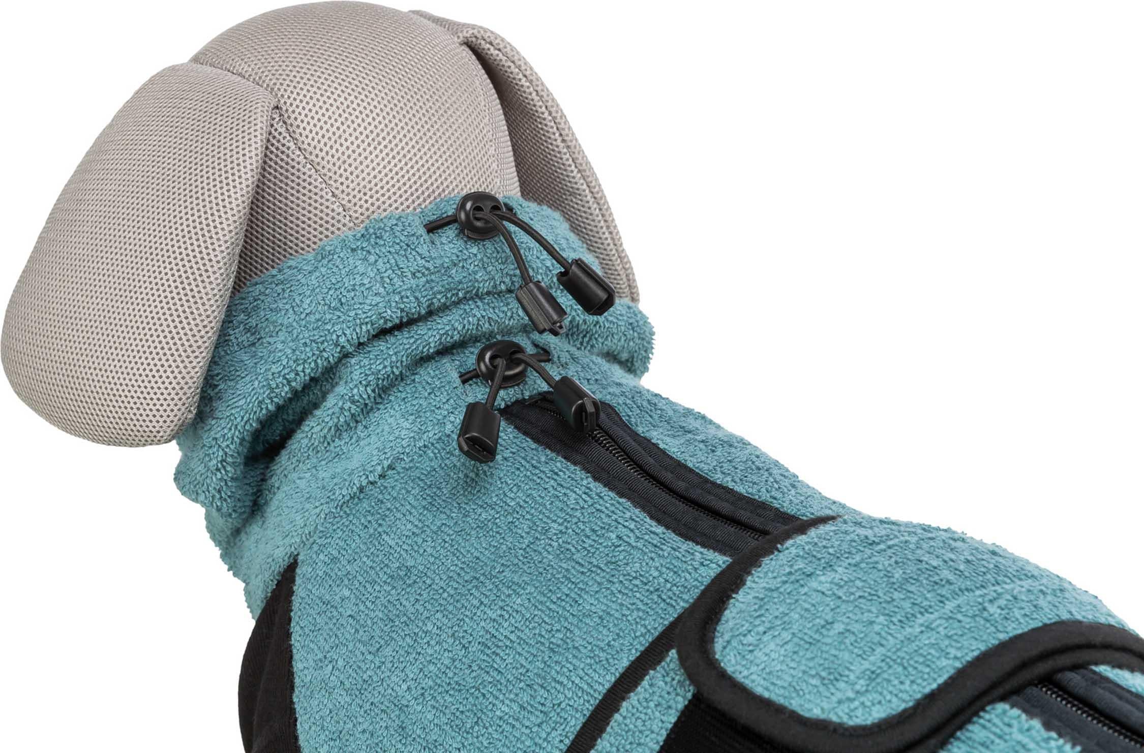 Badrock och hemoverall, M-L: 54 cm, petrol