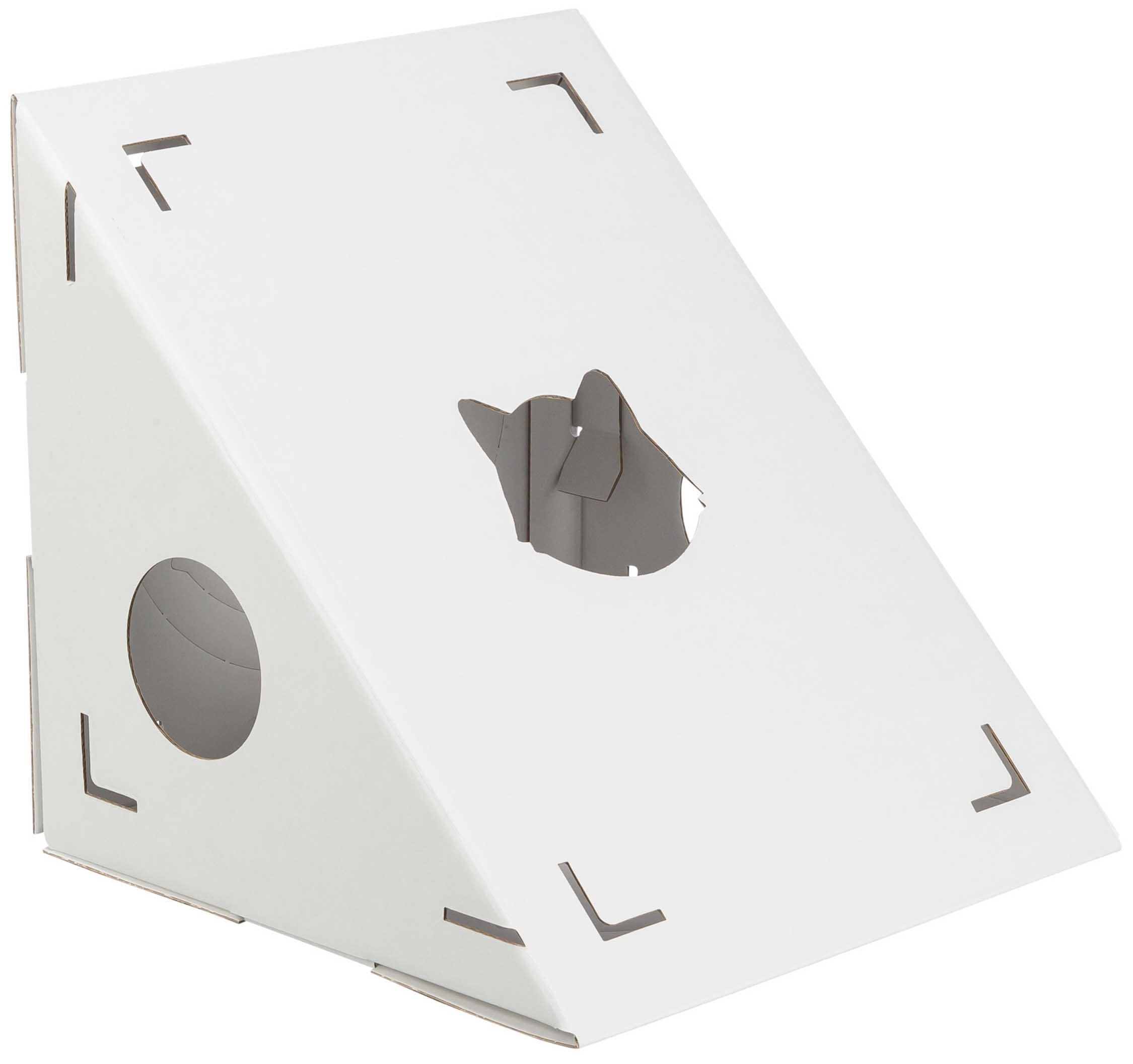 (BV)Finca Felice kattmöbel, wellpapp, 125 × 62 × 62 cm, vit