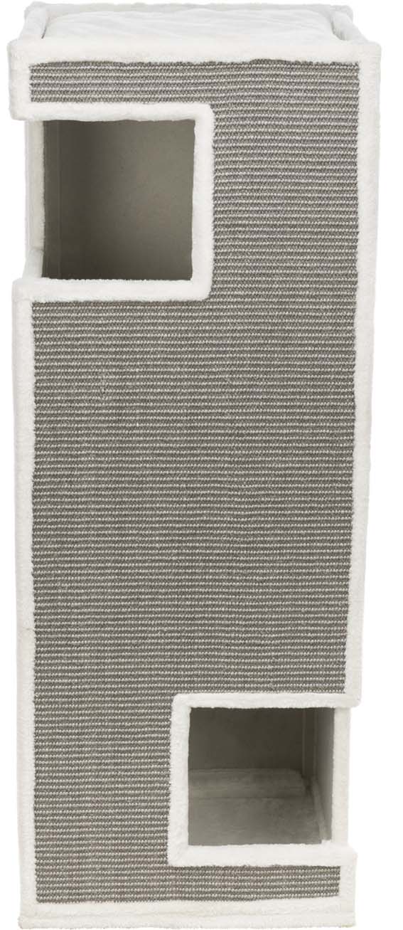 Klösmöbel Cat-Tower Gerardo, 38 x h100 x 38 cm, vit/grå