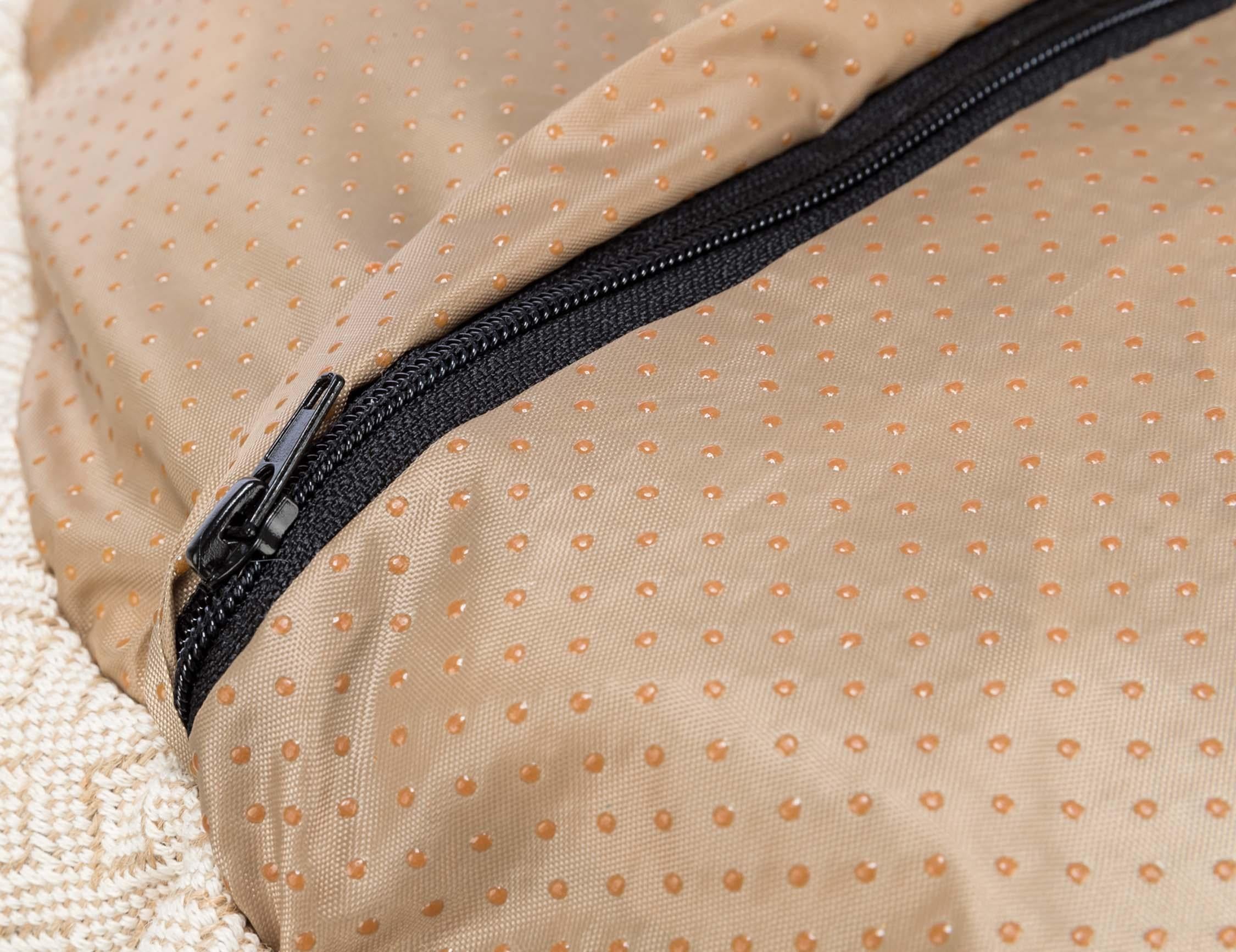 Boho bädd, rekt., 50 × 50 cm, beige