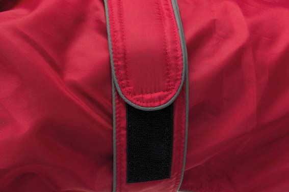 Orléans Hundtäcke Reflex/Fleece 25 cm, röd