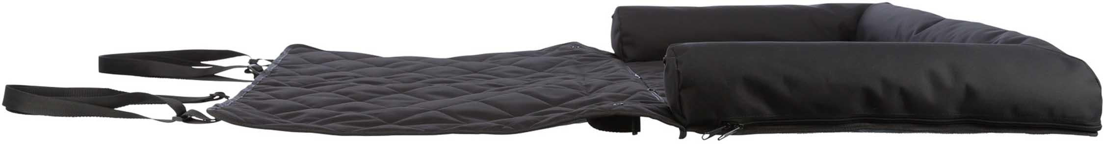 Bilsäte dyna, dubbelt, 95 × 10 × 50 cm, svart