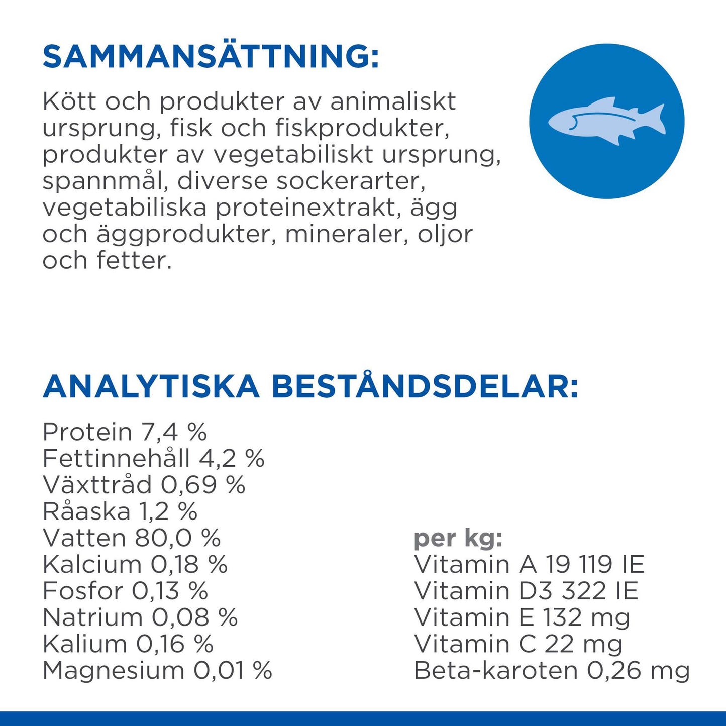 Hills Feline Mature Chicken & Ocean Fish 12x85g portionspåsar