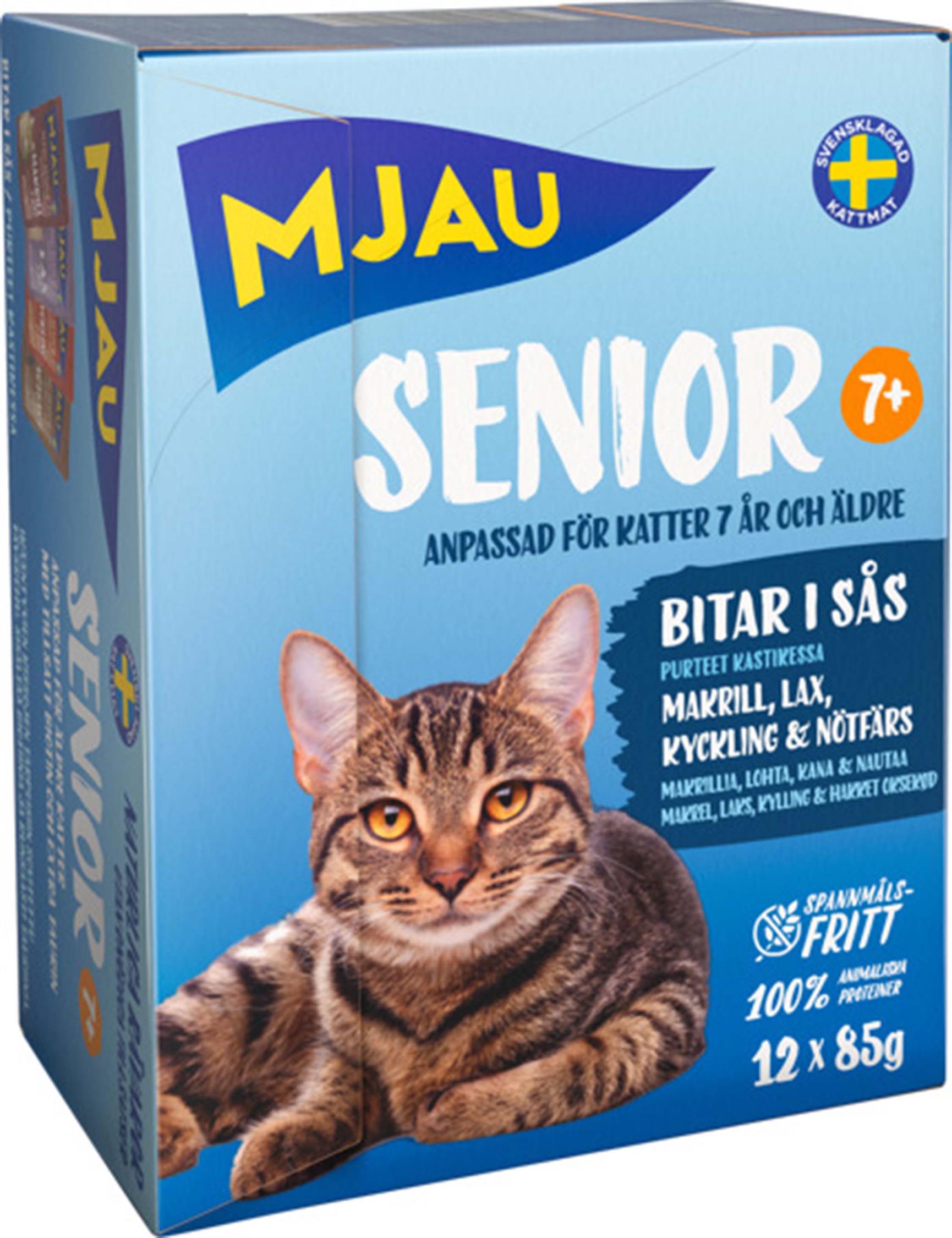 Mjau senior, multipack 12*85g