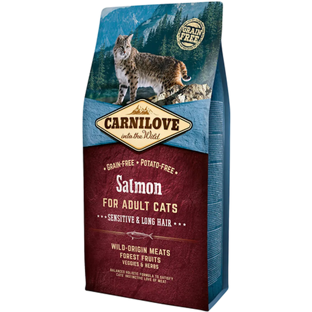 Carnilove Cat Salmon Sensitive & Long Hair