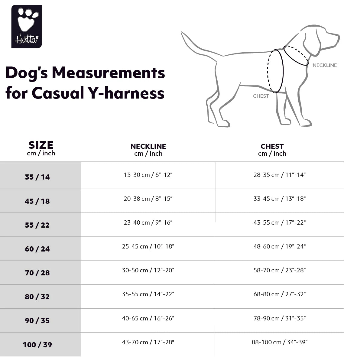 Hurtta ECO Casual Y-hundsele Raven