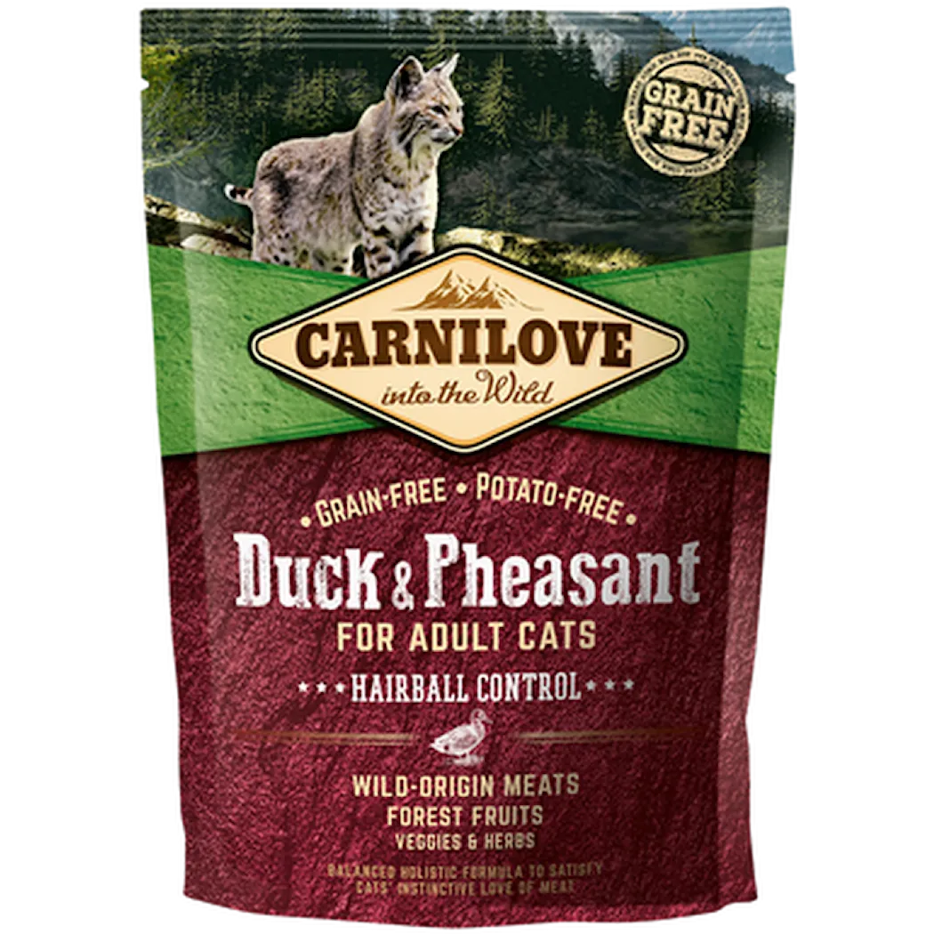 Carnilove Cat Duck & Pheasant Hairball Controll Adult