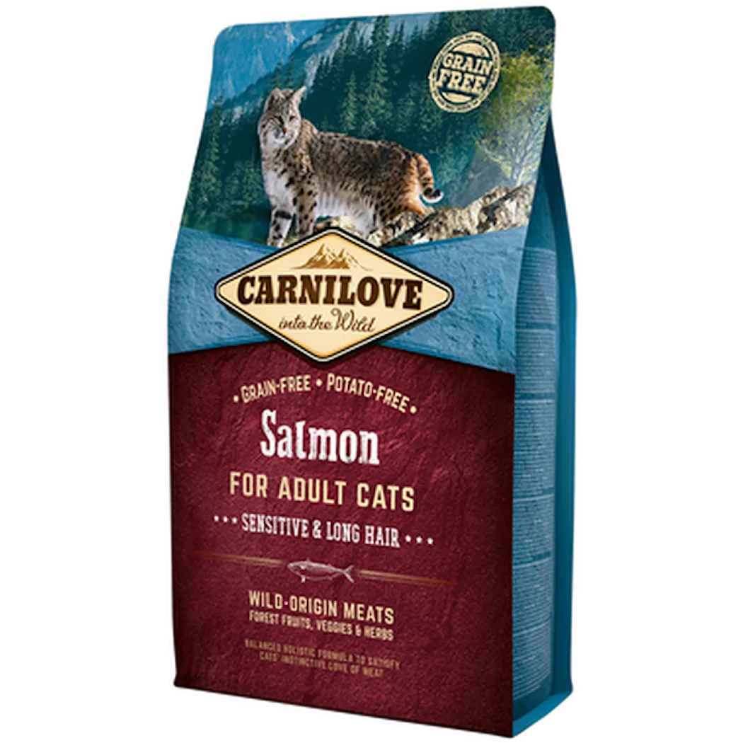 Carnilove Cat Salmon Sensitive & Long Hair