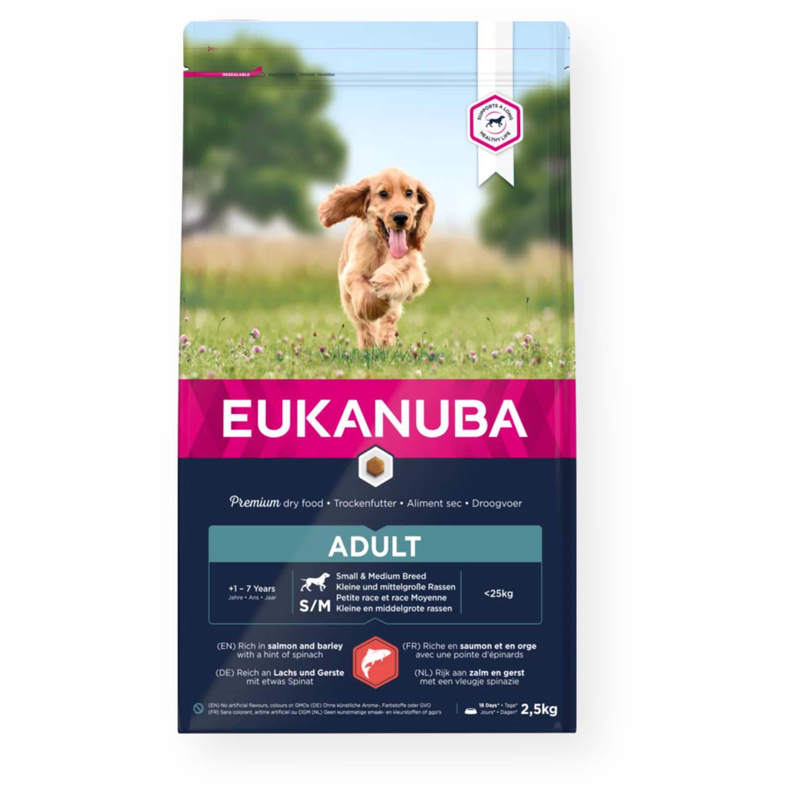 Eukanuba Dog Adult Small/Medium Breed Salmon & Barley