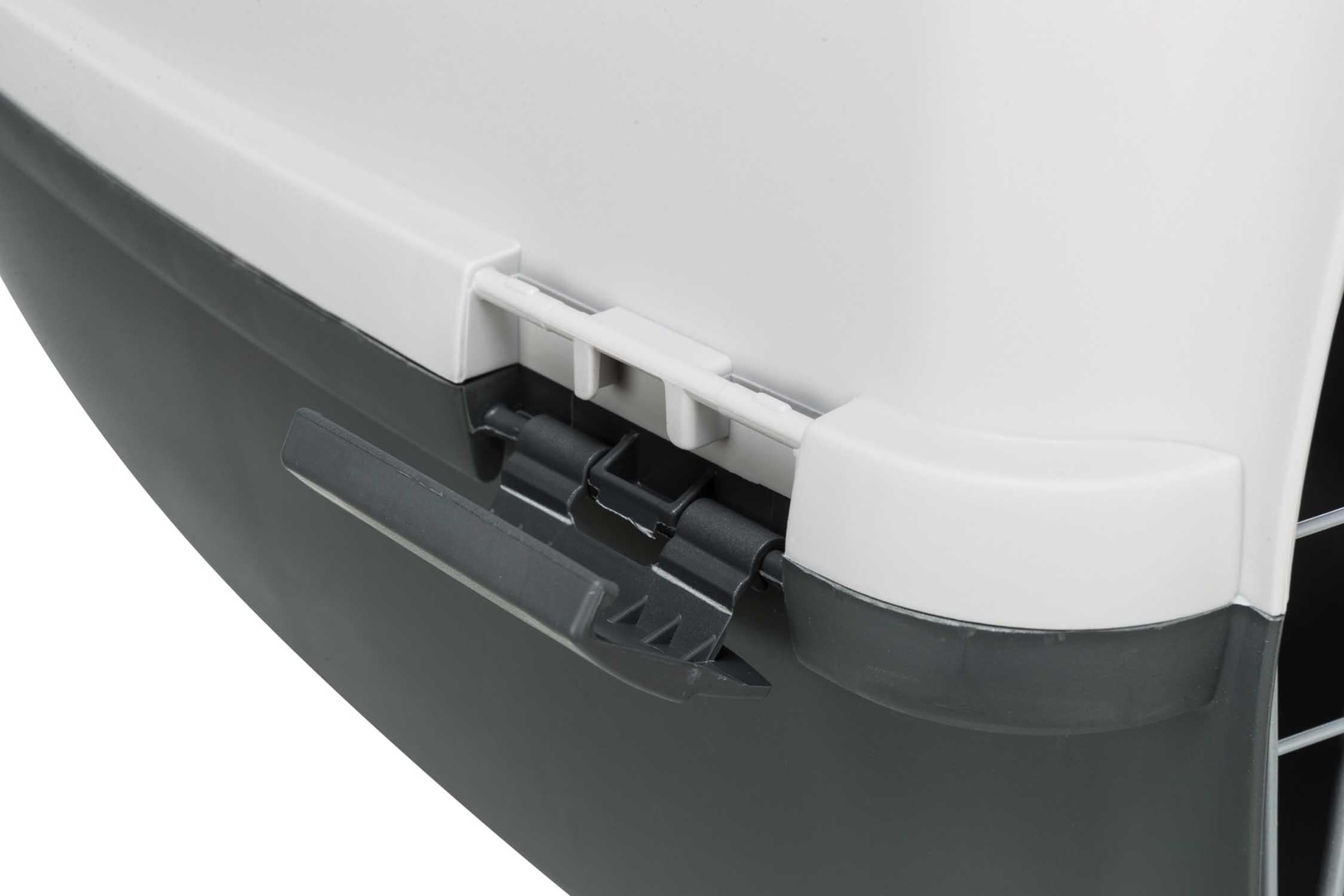 Transportbur Capri 3, Open, 40 x h38 x 61 cm, grå