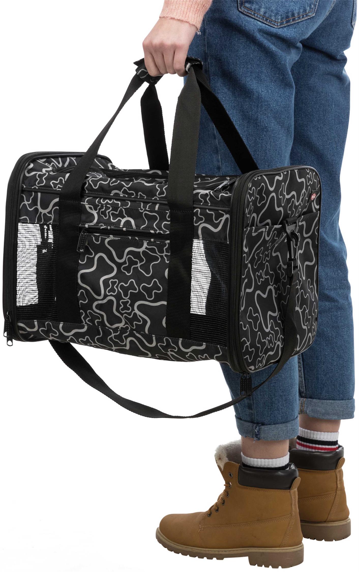 Transportväska Adrina, <7 kg  42x27x26 cm, nylon m benmotiv