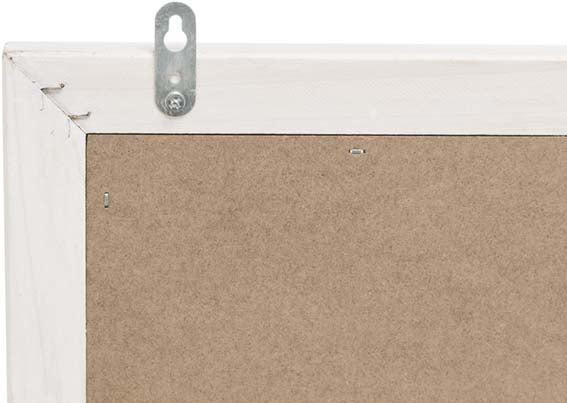 Klösbräda väggmonterad, 38×58 cm, grå/vit