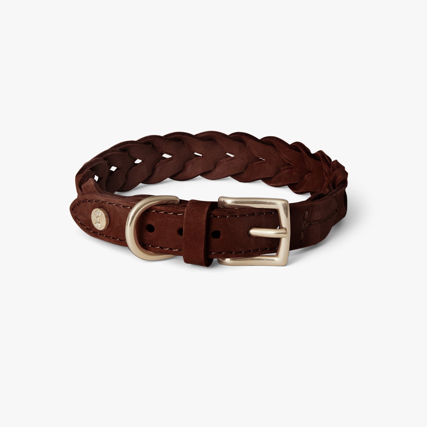 Denjo Dogs Hundhalsband Stockholm Läder Dark Choco