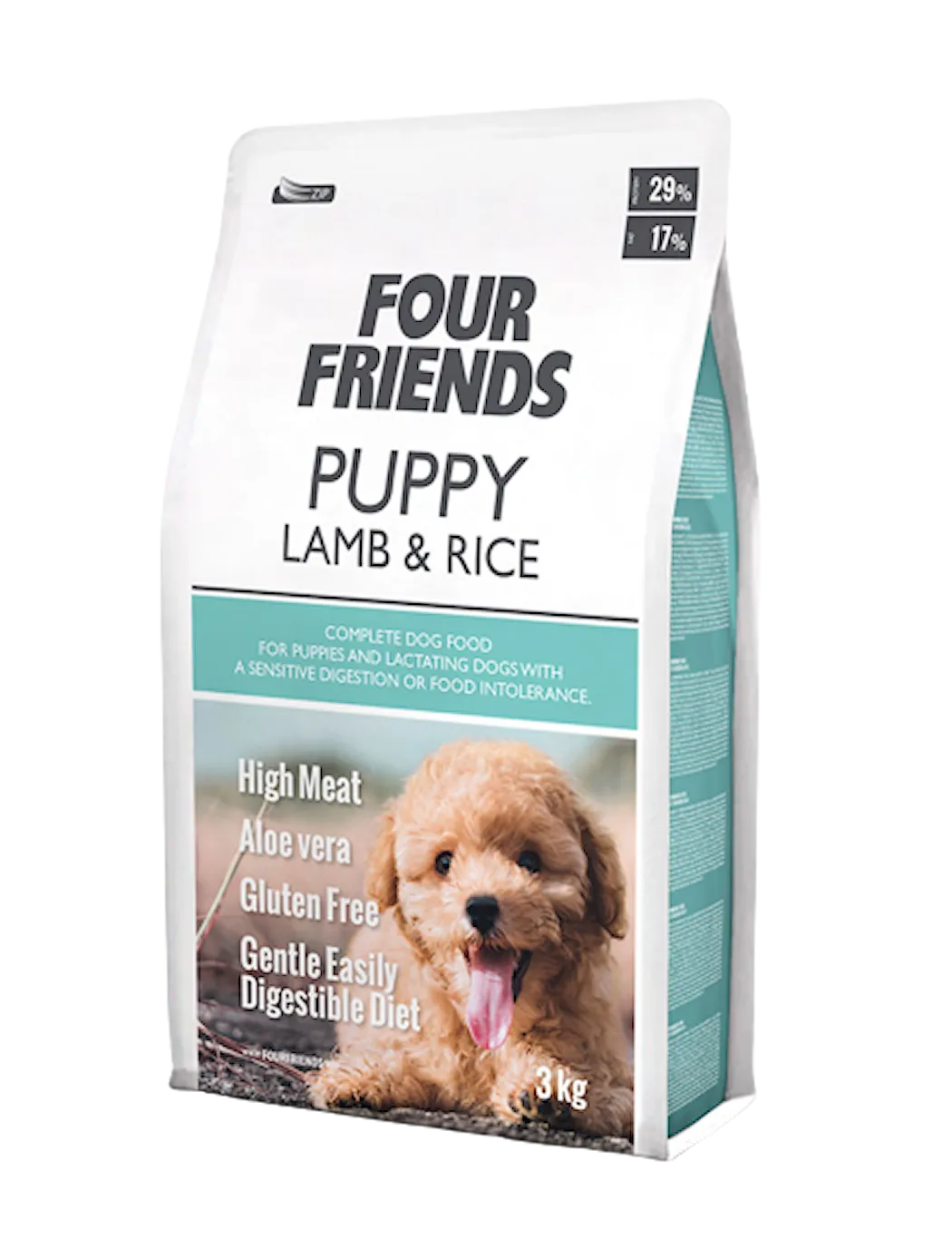 FourFriends Dog Puppy Lamb & Rice 12kg