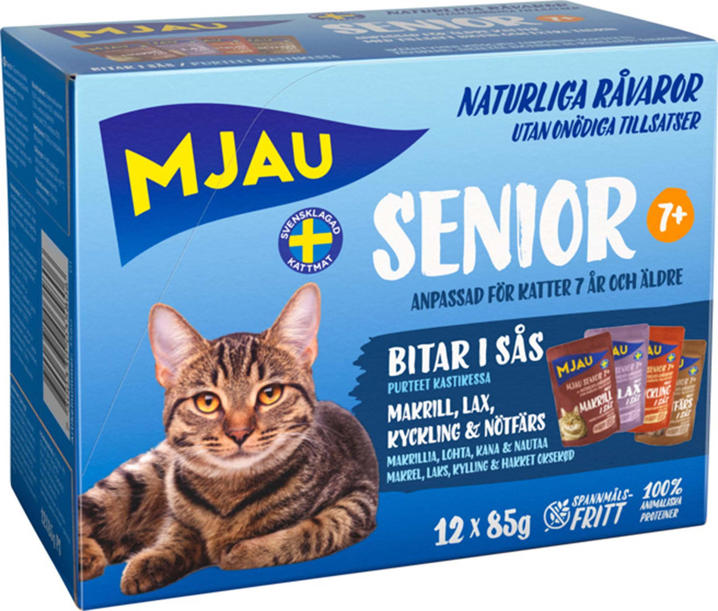 Mjau senior, multipack 12*85g