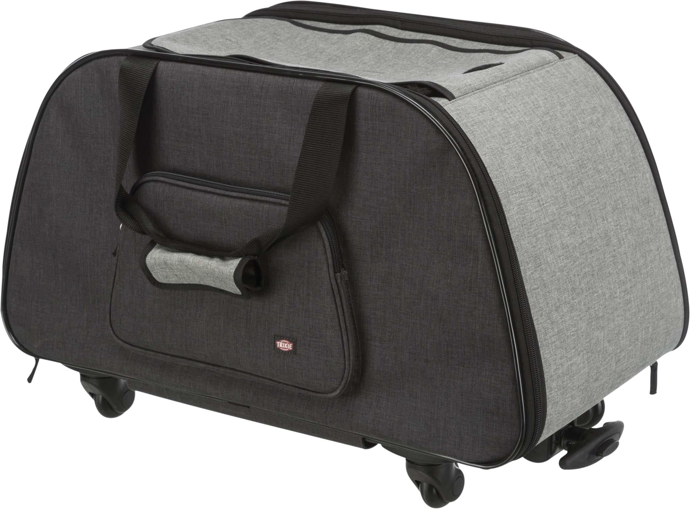 Transportväska Trolley, 34 x 43 x 67 cm, svart/grå