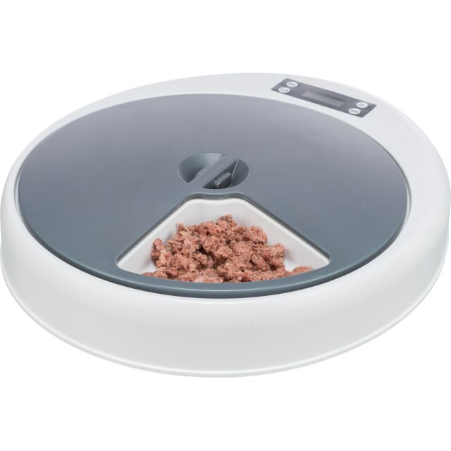 Trixie Foderautomat, Vit/Grå