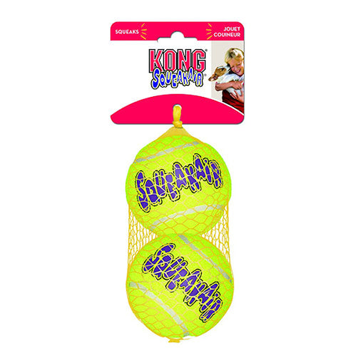 KONG Air Squeaker tennisboll 2 st