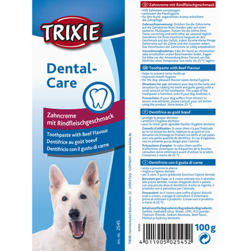 Trixie Toothpaste With Beef For Dogs