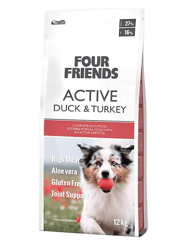 FourFriends Dog Active Duck & Turkey