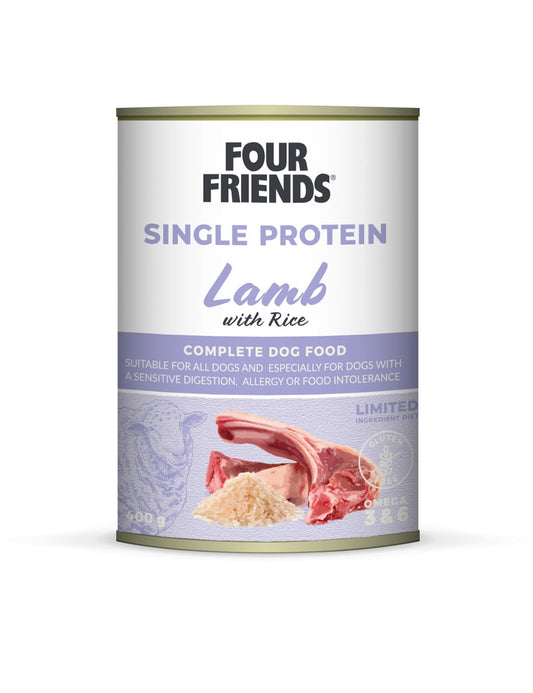 Four Friends Lamb & Rice 400 g x 6