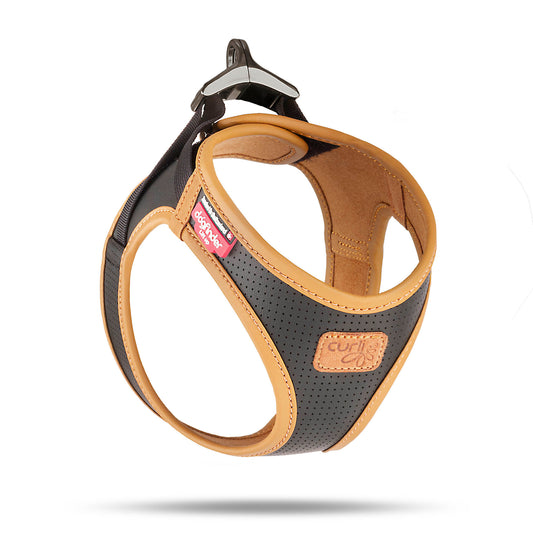 Curli Vegan Apple Leather Harness Svart