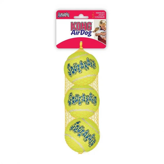 KONG Air Squeaker tennisboll 3 st