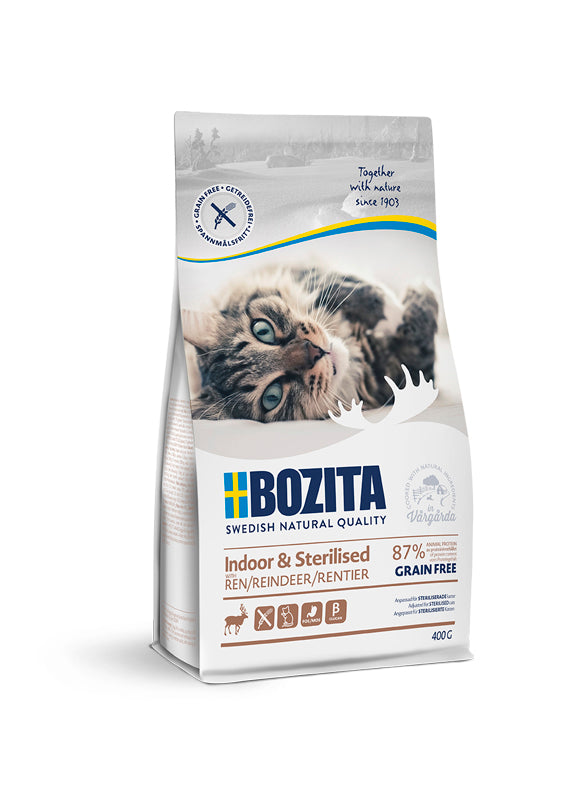 Bozita Indoor & Sterilised Grain free Reindeer